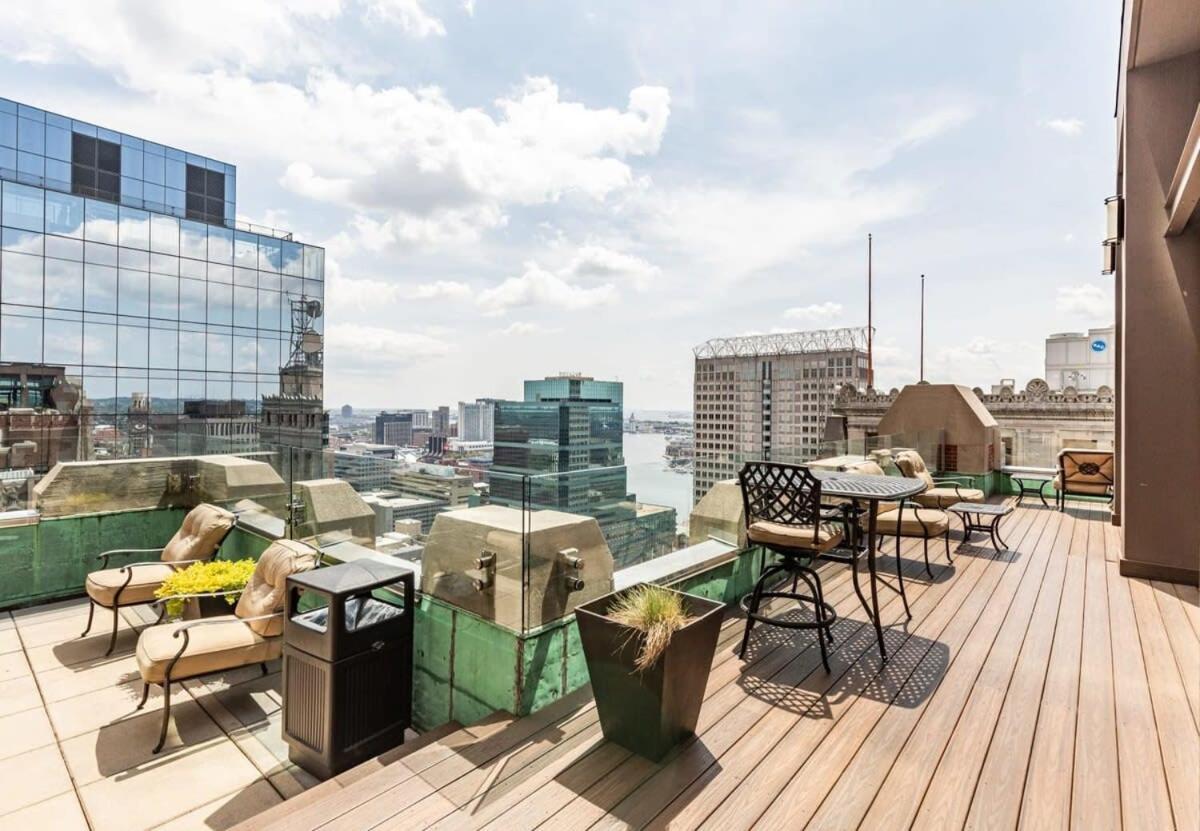 2B 2Ba Luxury Downtown Suite Rooftop Deck & Gym Baltimore Exterior foto